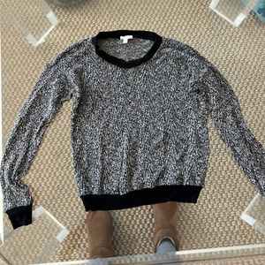 Black and White Soft Joie XS sweater